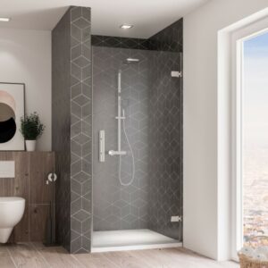 Vanta Drehtür für Nische, Anschlag rechts, rahmenlos