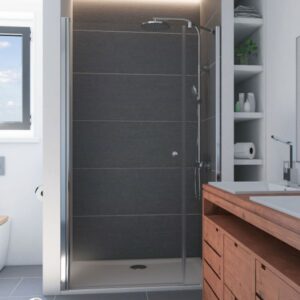 Lana 6 Drehtür mit Nebenteil für Nische, Anschlag links