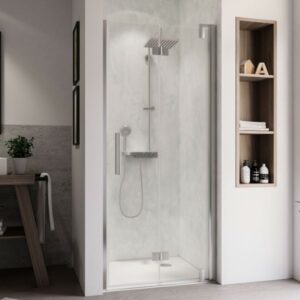 Marvie Design Drehfalttür für Nische, Anschlag rechts