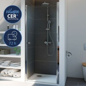 Marvie 72 Lana 6 Drehtür für Nische, Anschlag rechts