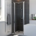 Lana Drehtür mit Festteil links für Seitenwand