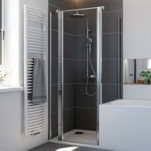 Lana Drehtür mit Festteil links für Seitenwand