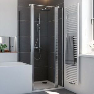 Lana Drehtür mit Festteil rechts für Seitenwand