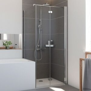 Lana Komfort Badewannenseitenwand für Drehfalttür, Anschlag links