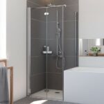 Lana Komfort Badewannenseitenwand für Drehfalttür, Anschlag rechts