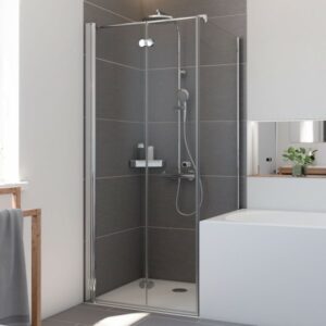 Lana Komfort Badewannenseitenwand für Drehfalttür, Anschlag rechts