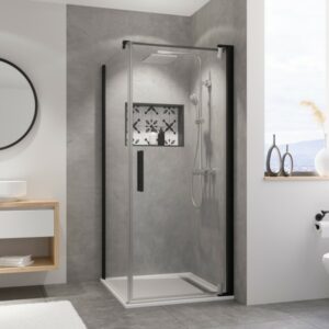 Marvie Design Drehtür für Seitenwand, Anschlag rechts