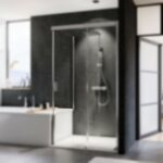 Norma Badewannenseitenwand NEBEN Wanne für Schiebetür und Soft & Silent Schiebetür