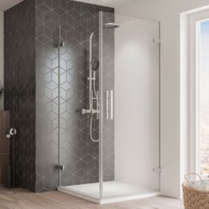 Vanta Eckeinstieg Drehtür 2-teilig, rahmenlos