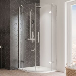 Vanta Runddusche Drehtür 4-teilig, Radius 500