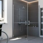 Lana 6 Eckeinstieg, Drehtür horizontal geteilt