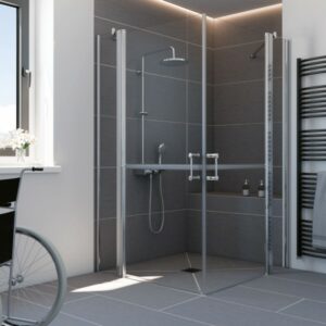 Lana Eckeinstieg, Drehtür 4-teilig horizontal geteilt