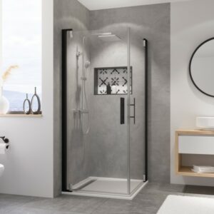 Marvie Design Eckeinstieg Drehtür 2-teilig