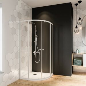 Mara Ibiza Plus Runddusche Schiebetür 4-teilig, Radius 550