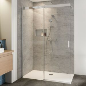 Norma Soft & Silent Schiebetür Walk-In, Anschlag links